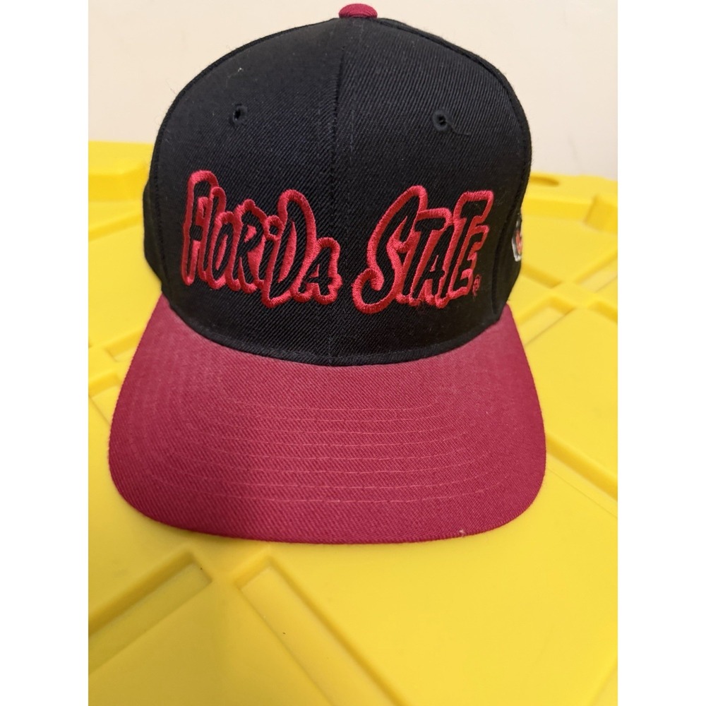 Vintage Florida Seminoles SnapBack‎ Hat Graffiti NCAA 90s Starter Dome Black